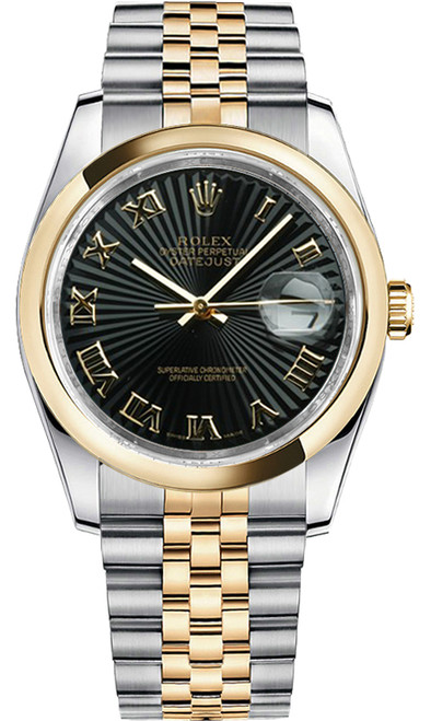 ROLEX Datejust 36 Solid Yellow Gold & Steel Watch 116203 Image 1