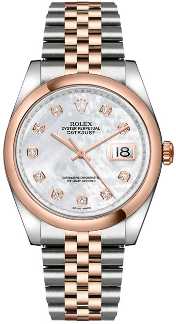 ROLEX Datejust 36 Mother Of Pearl Dial Watch 116201 Image 1