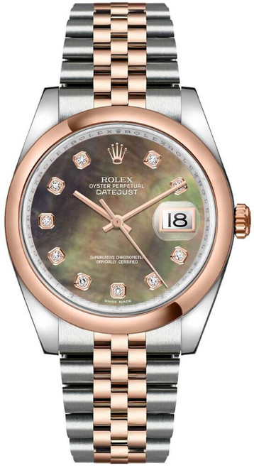 ROLEX Datejust 36 Jubilee Bracelet Watch 116201-0098 Image 1