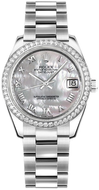 ROLEX Datejust 31 Mother Of Pearl Dial Ladies Watch 178384-0022 Image 1