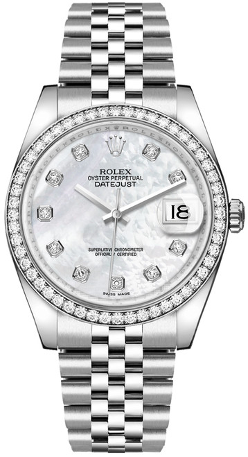 ROLEX Datejust 36 Diamond Women'S Watch 116244 Image 1