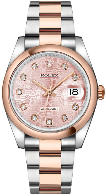 ROLEX Datejust 36 Pink Diamond Jubilee Watch 116201-0078 Image 1