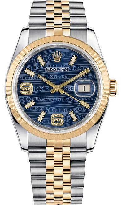 ROLEX Datejust 36 Stainless Steel & Yellow Gold Watch 116233 Image 1