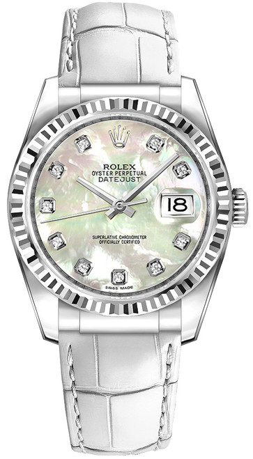 ROLEX Datejust 36 Mother Of Pearl Dial Watch 116139 Image 1