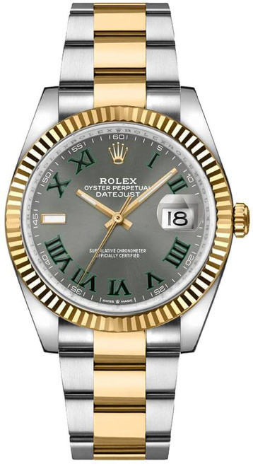 ROLEX Datejust 36 Wimbledon Dial Luxury Unisex Watch 126233-0036 Image 1