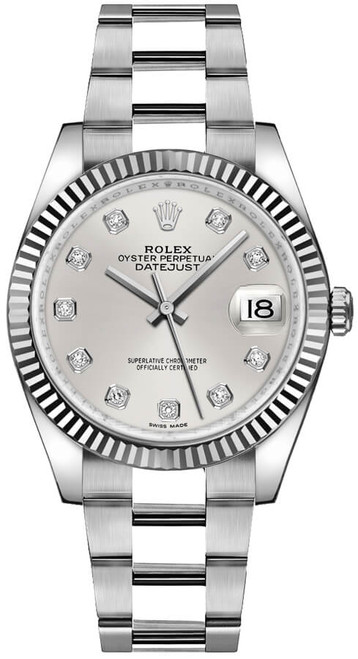 ROLEX Datejust 36 Silver Diamond Women'S Watch 116234-0136 Image 1 ROLEX Datejust 36 Silver Diamond Women'S Watch 116234-0136 Image 1