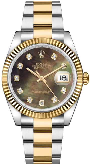 ROLEX Datejust 36 Diamond Watch 116233-0186 Image 1 ROLEX Datejust 36 Diamond Watch 116233-0186 Image 1