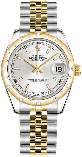 ROLEX Datejust 31 Silver Dial Women'S Watch 178343-0028 Image 1