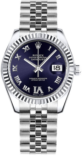 ROLEX Datejust 31 Purple Diamond Dial Watch 178274-0088 Image 1