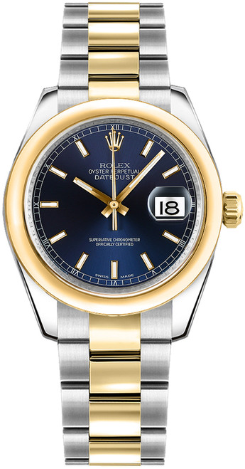 ROLEX Datejust 31 Blue Dial Oyster Bracelet Watch 178243 Image 1