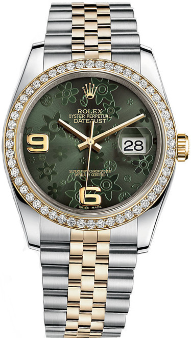 ROLEX Datejust 36 Green Dial Watch 116243-0009 Image 1