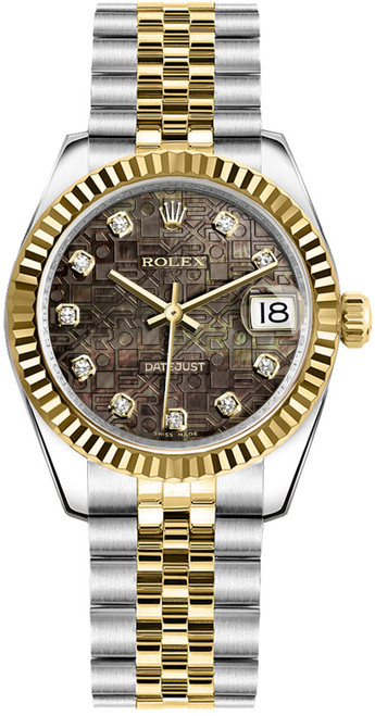 ROLEX Datejust 31 Yellow Gold & Steel Watch 178273-0057 Image 1 ROLEX Datejust 31 Yellow Gold & Steel Watch 178273-0057 Image 1