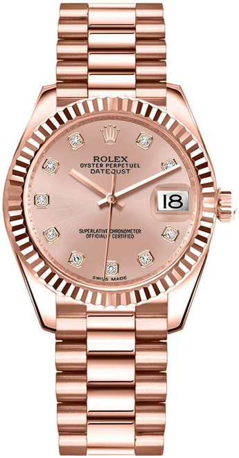 ROLEX Datejust 31 Pink Diamond Dial Women
S Watch 178275F-0008 Image 1