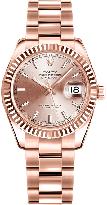 ROLEX Datejust 31 Everose Gold Luxury Women
S Watch 178275 Image 1