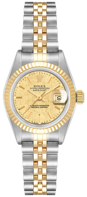 ROLEX Lady-Datejust 26 Gold & Steel Petite Women'S Dress Watch 69173 Image 1