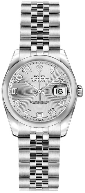 ROLEX Lady-Datejust 26 Stainless Steel Domed Bezel Women'S Watch 179160 Image 1