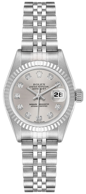 ROLEX Lady-Datejust 26 Diamond Hour Markers Women'S Watch 79174 Image 1