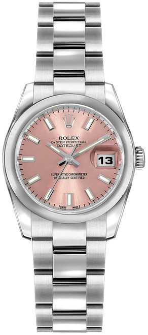 ROLEX Lady-Datejust 26 Pink Dial Women'S Watch 179160 Image 1