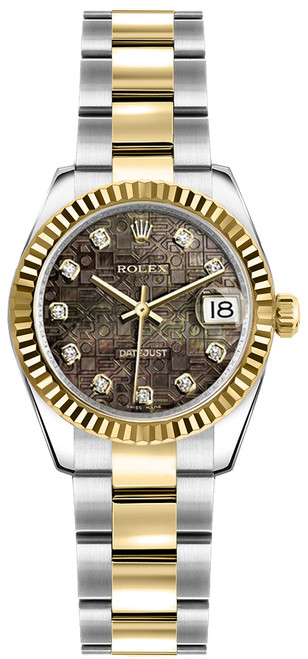ROLEX Lady-Datejust 26 Steel & Gold Automatic Women'S Watch 179173 Image 1