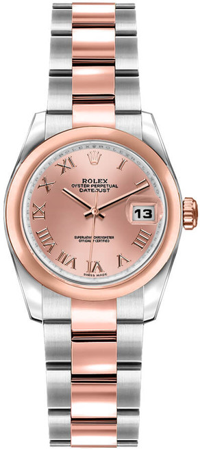 ROLEX Lady-Datejust 26 Pink Roman Dial Gold 
Steel Women
S Watch 179161-0065 Image 1
