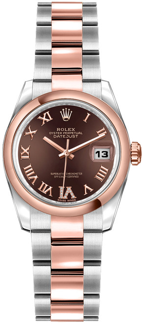 ROLEX Lady-Datejust 26 Everose Gold 
Steel Women
S Watch 179161 Image 1