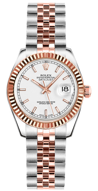 ROLEX Lady-Datejust 26 White Dial Jubilee Bracelet Women
S Watch 179171 Image 1