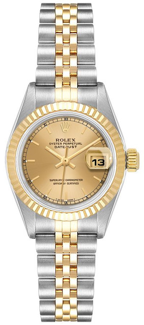 ROLEX Lady-Datejust 26 Champagne Dial Two-Tone Women'S Watch 79173 Image 1