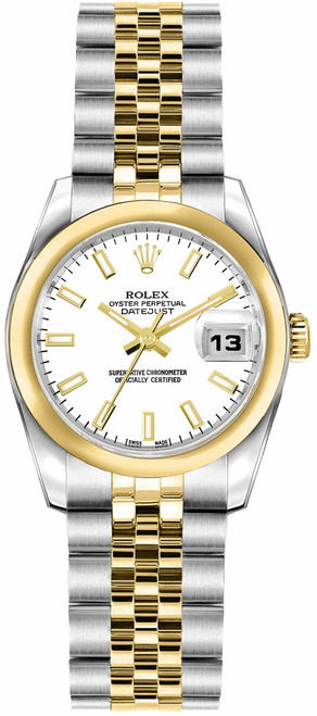 ROLEX Lady-Datejust 26 White Dial Jubilee Bracelet Women
S Watch 179163 Image 1