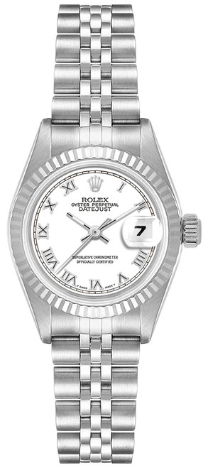 ROLEX Lady-Datejust 26 White Dial Jubilee Bracelet Women'S Watch 69174 Image 1