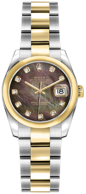 ROLEX Lady-Datejust 26 Steel 
Gold Oyster Bracelet Women
S Watch 179163 Image 1