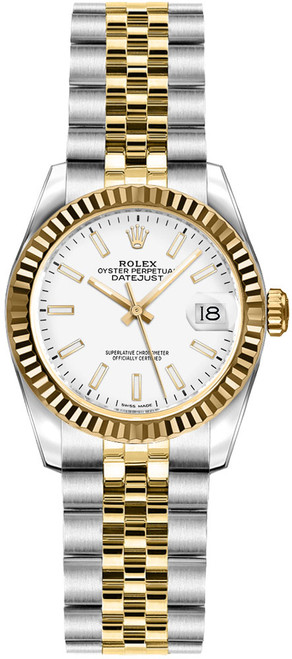 ROLEX Lady-Datejust 26 White Dial Jubilee Bracelet Watch 179173 Image 1 ROLEX Lady-Datejust 26 White Dial Jubilee Bracelet Watch 179173 Image 1