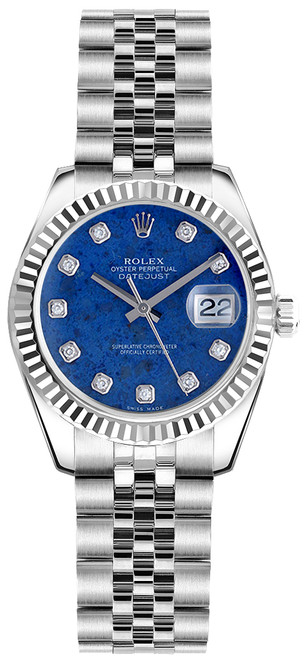 ROLEX Lady-Datejust 26 Solid 18K White Gold Bezel Watch 179174 Image 1 ROLEX Lady-Datejust 26 Solid 18K White Gold Bezel Watch 179174 Image 1