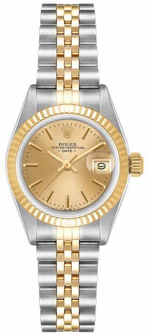 ROLEX Lady-Datejust 26 Champagne Index Dial Women'S Watch 6917 Image 1
