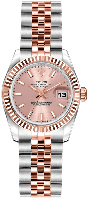 ROLEX Lady-Datejust 26 Pink Dial Women
S Watch 179171 Image 1