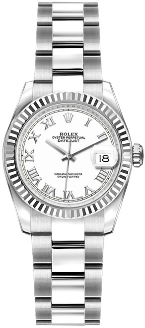ROLEX Lady-Datejust 26 White Dial Oystersteel Women'S Watch 179174-0094 Image 1