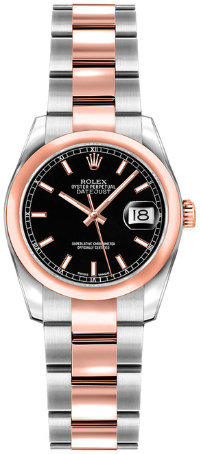 ROLEX Lady-Datejust 26 Black Dial Women'S Watch 179161 Image 1
