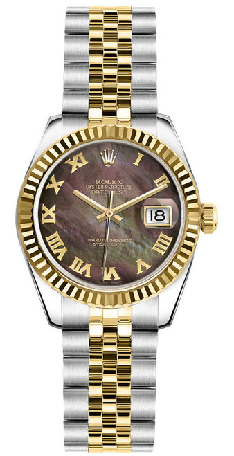 ROLEX Lady-Datejust 26 Luxury Gold & Steel Watch 179173 Image 1
