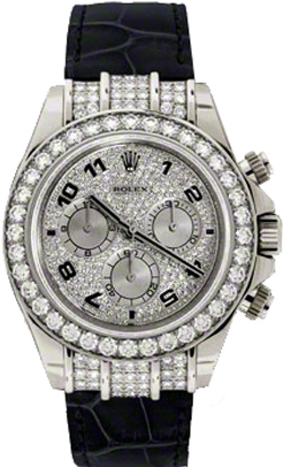 ROLEX Cosmograph Daytona Pave Dial Watch 116599 Image 1