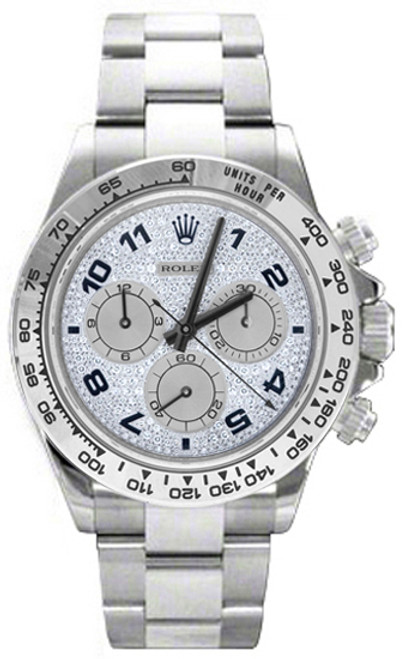 ROLEX Cosmograph Daytona Pave Dial Watch 116509 Image 1