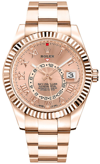 ROLEX Sky-Dweller Rose Gold Luxury Men'S Watch 326935-0004 Image 1