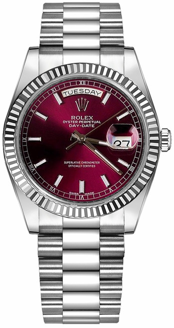 ROLEX Day-Date 36 White Gold Watch 118239-0288 Image 1