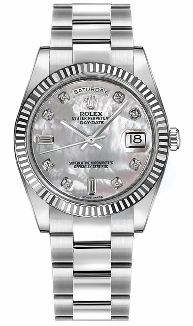 ROLEX Day-Date 36 White Gold Watch 118239-0115 Image 1