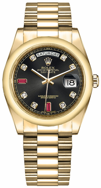 ROLEX Day-Date 36 Gold Watch 118208-0323 Image 1