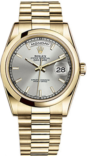 ROLEX Day-Date 36 Luxury Watch 118208-0066 Image 1