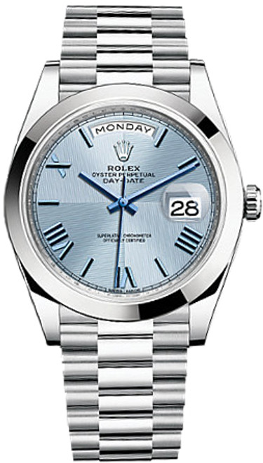 ROLEX Day-Date 40 Platinum Men'S Watch 228206-0001 Image 1 ROLEX Day-Date 40 Platinum Men'S Watch 228206-0001 Image 1