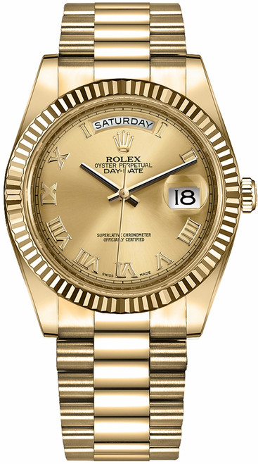 ROLEX Day-Date 41 Solid 18K Gold Men'S Watch 218238-0038 Image 1