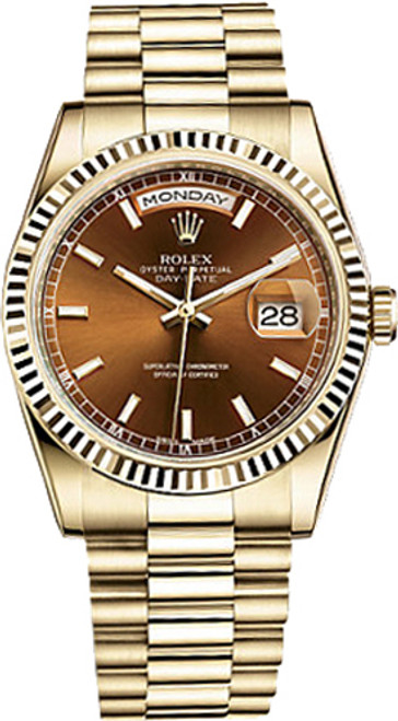 ROLEX Day-Date 36 Luxury Watch 118238-0418 Image 1