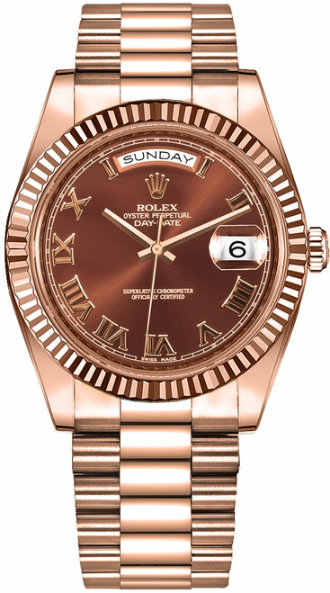 ROLEX Day-Date 41 Men'S Rose Gold Watch 218235-0035 Image 1 ROLEX Day-Date 41 Men'S Rose Gold Watch 218235-0035 Image 1