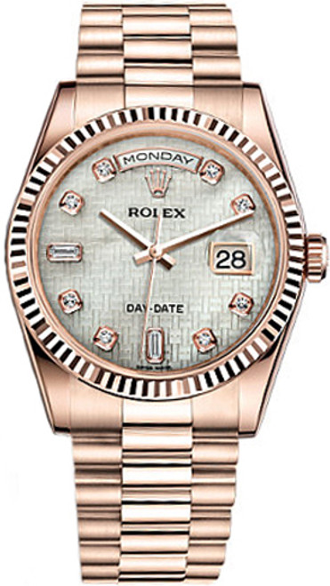 ROLEX Day-Date 36 Luxury Swiss Watch 118235-0108 Image 1
