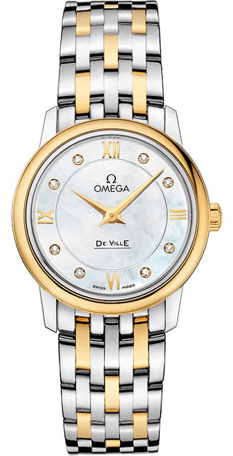 OMEGA De Ville Prestige Two-Tone Women'S Watch 424.20.27.60.55.001 Image 1
